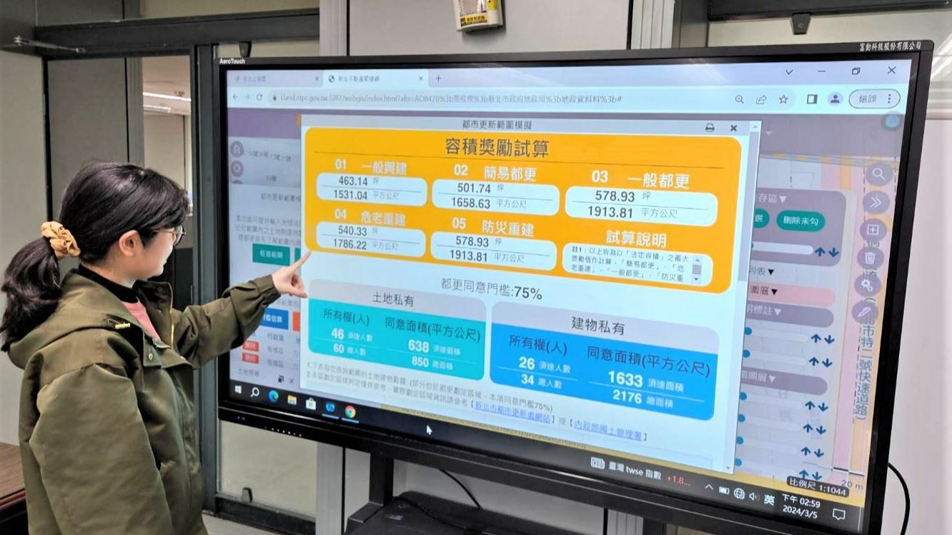 新北市府調整精進都更權利變換案件囑託登記流程。(圖/新北市地政局提供)