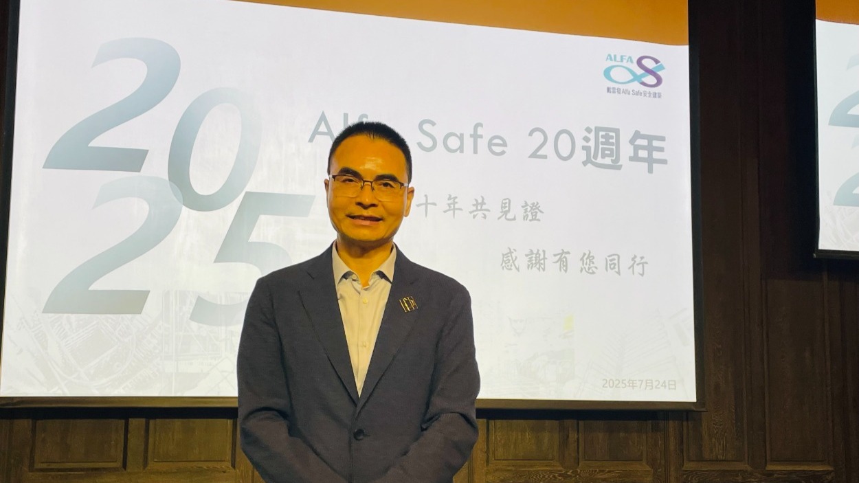 Alfa Safe創辦人、建築安全履歷協會理事長戴雲發長期推廣建築安全,落實建築透明化,讓居住者安心又安全。(攝/陳雅玲)