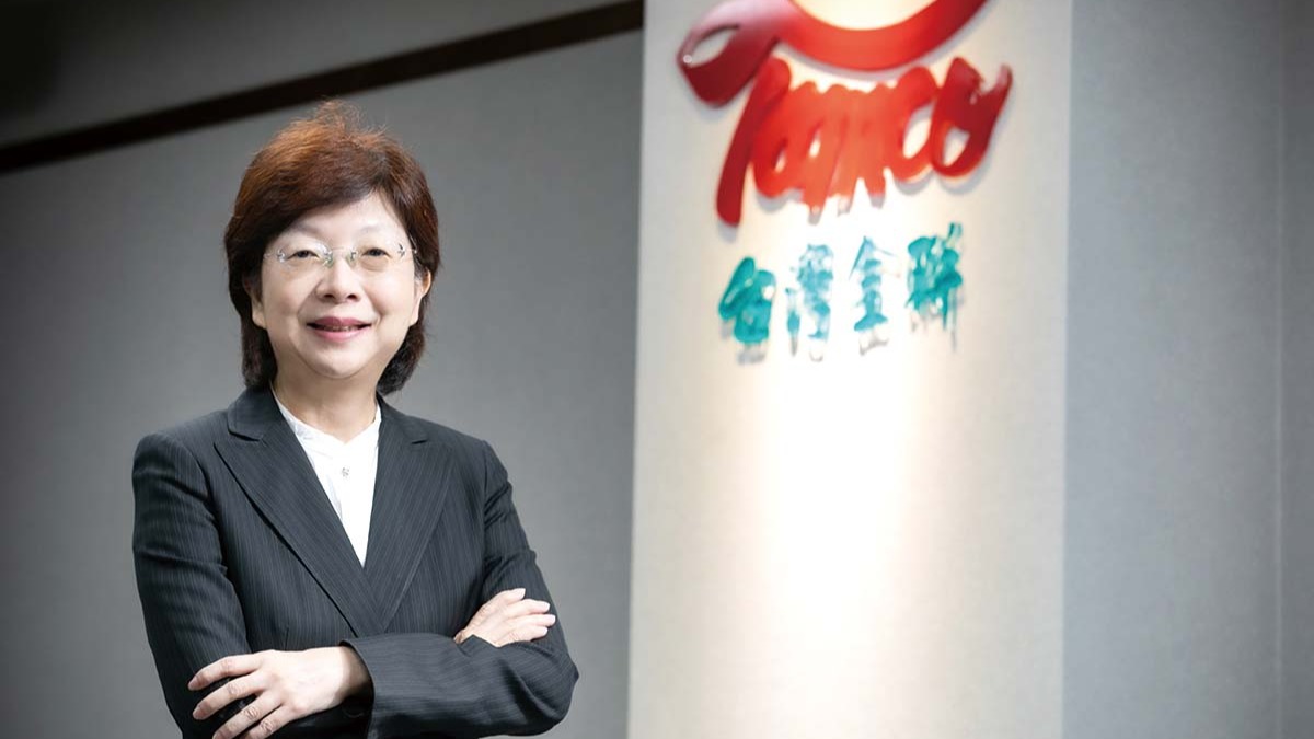 台灣金聯董座宮文萍說明台灣金聯發展危老都更可扮演出資者關鍵要角。(攝/陳俊松)